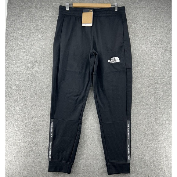 The North Face Finish Line Jogger Pants Men Size Medium Black Drawstring NEW - Picture 1 of 12